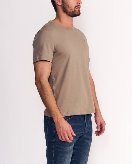 POLERA ELLUS REGULAR FIT AMMONIA COTTON