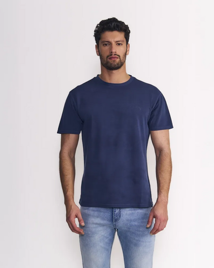 POLERA ELLUS REGULAR FIT GARMENT DYE PIQUE
