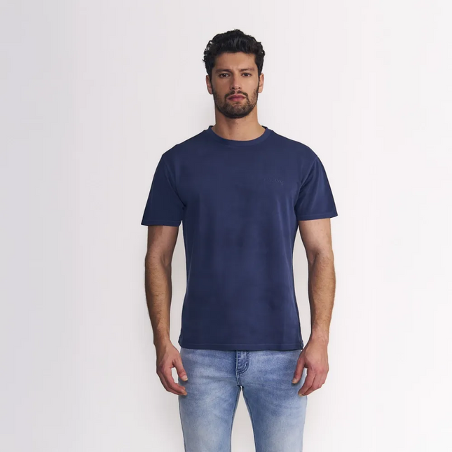 POLERA ELLUS REGULAR FIT GARMENT DYE PIQUE