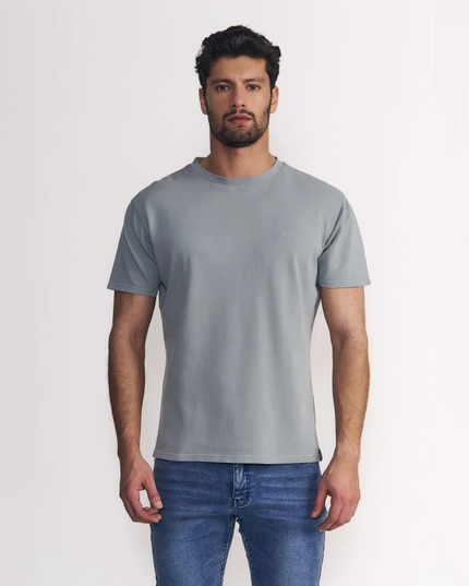 POLERA ELLUS REGULAR FIT GARMENT DYE PIQUE