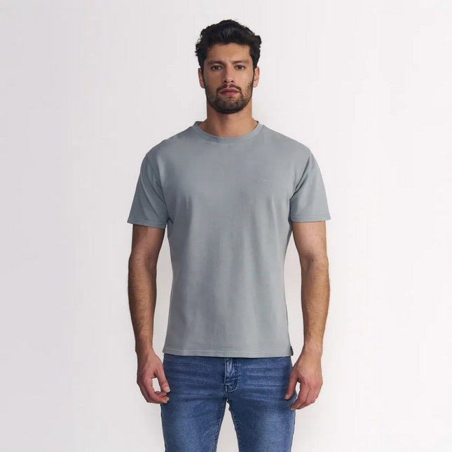 POLERA ELLUS REGULAR FIT GARMENT DYE PIQUE