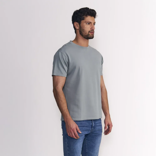 POLERA ELLUS REGULAR FIT GARMENT DYE PIQUE