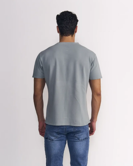 POLERA ELLUS REGULAR FIT GARMENT DYE PIQUE