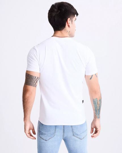 POLERA J.J.O MUSCLE FIT SOLIDO Y WASH