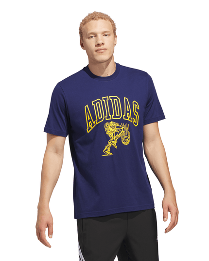 Polera ADIDAS polera adidas colgiate drbl t en color dark navy