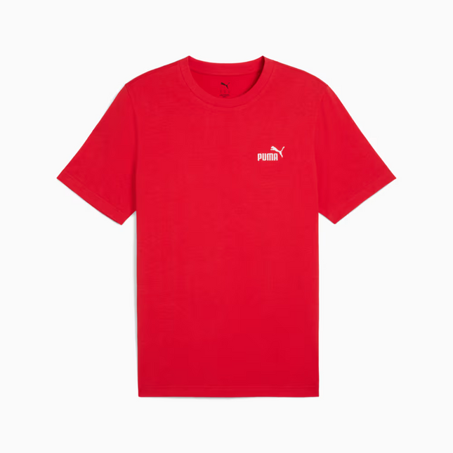 Polera de hombre Puma Essentials Foundation en color rojo