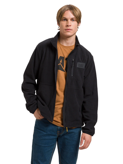 Polar CAT Microfleece Full Zip en color negro