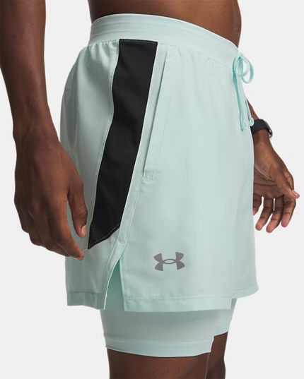 SHORT UNDER ARMOUR LAUNCH 5" 2 IN 1 - MAWI