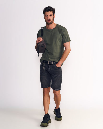 SHORT ELLUS DENIM BOB TIRO ALTO