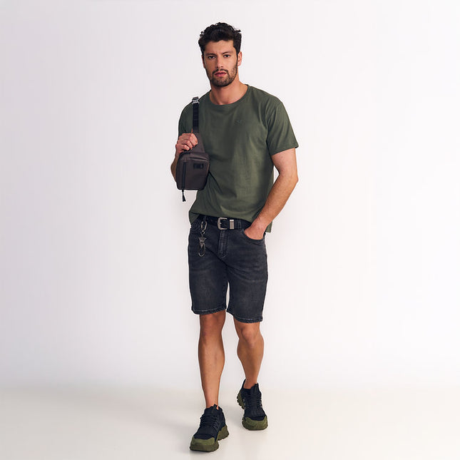 SHORT ELLUS DENIM BOB TIRO ALTO