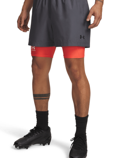 SHORT UNDER ARMOUR TECH WOVEN 5IN UNDER ARMOUR en color grey