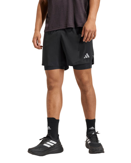 Short Adidas Run Ess 21 S M en color negro