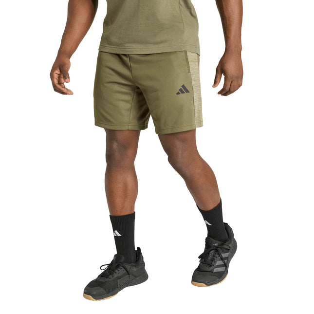 Short Adidas We Allset 5" en color olivo.