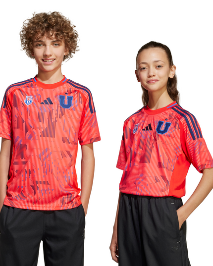 CAMISETA UNISEX NIÑOS ADIDAS UNIVERSIDAD DE CHILE