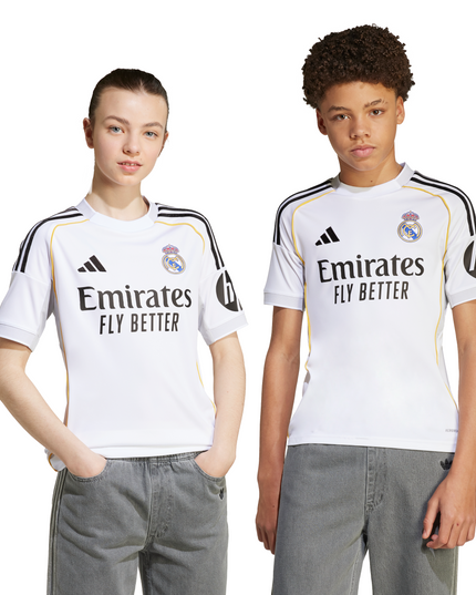 CAMISETA UNISEX NIÑOS ADIDAS DE LOCAL REAL MADRID