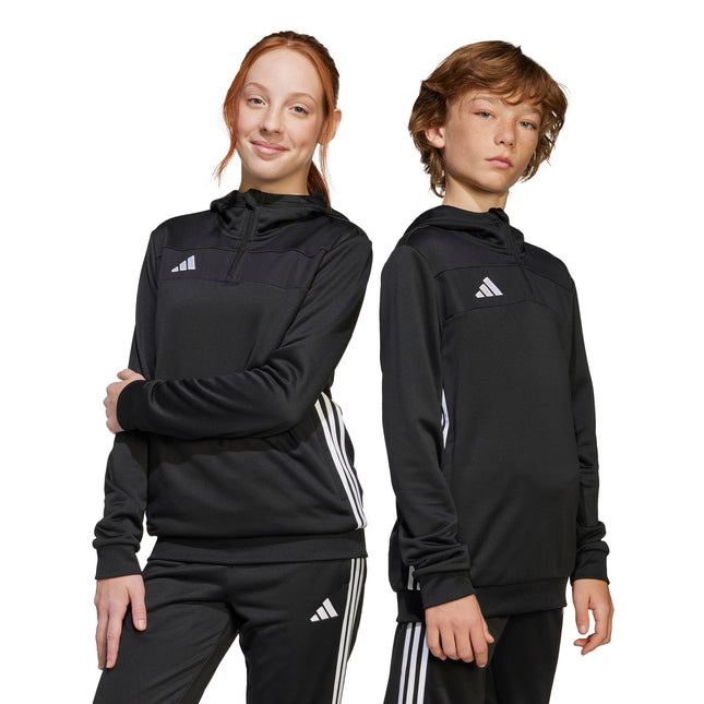 Polerón Adidas Tiro Es Sw Hd en color negro.