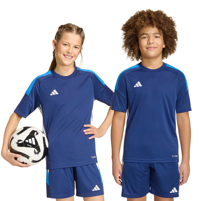 Polera Adidas Unisex Tiro Es Jsy Y en color azul marino