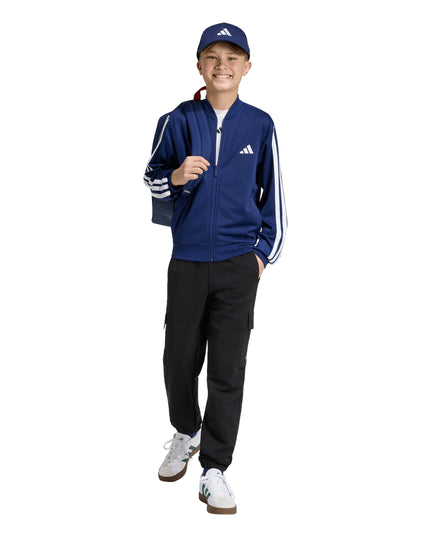 POLERON UNISEX ADIDAS J 3S FZ TR TT