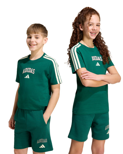 Polera infantil Adidas J Colleg T en color verde