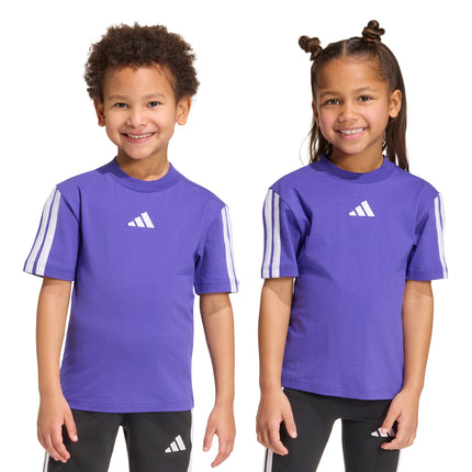 Polera Adidas Unisex Lk 3s Tee 160 en color lila