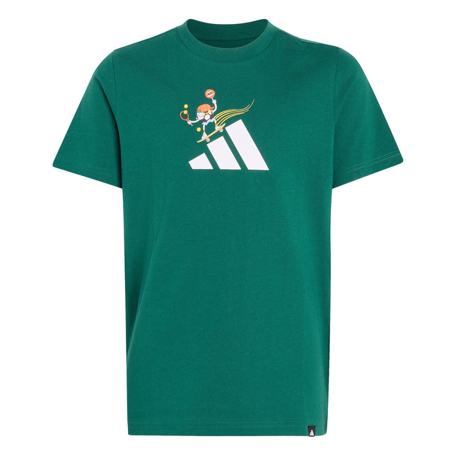Polera infantil Adidas J Sport T en color verde
