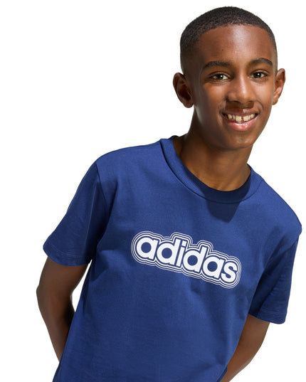 POLERA UNISEX ADIDAS J LIN2 TEE 160 - MAWI