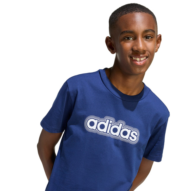 POLERA UNISEX ADIDAS J LIN2 TEE 160