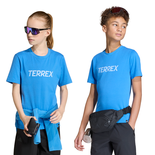 Polera TERREX polera unisex terrex k mt logo tee en color azul