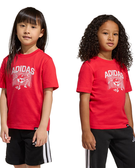 Polera Adidas Polera Unisex Adidas Lk Football T en color pure ruby