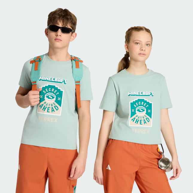 Polera Terrex K MC MT Tee niños en color verde