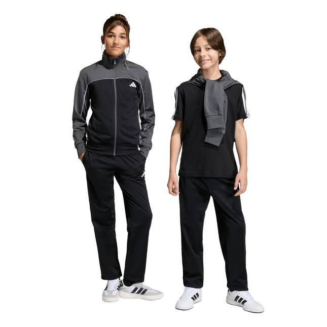 Pantalón de buzo Adidas Traje De Buzo Cp Tr Ts en color gris negro.