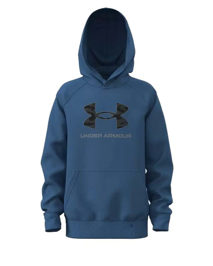 POLERON NIÑO UNDER ARMOUR RIVAL FLC BL