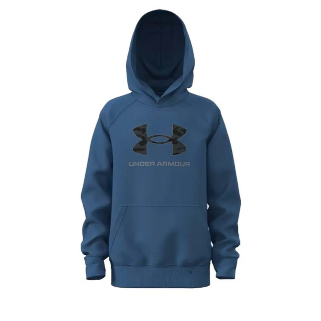 POLERON NIÑO UNDER ARMOUR RIVAL FLC BL