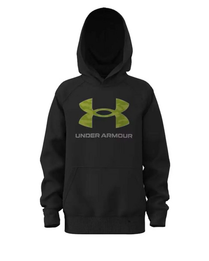 POLERON NIÑO UNDER ARMOUR RIVAL FLC BL