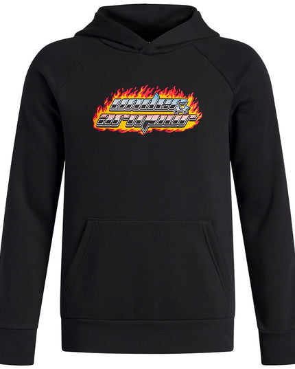 POLERON NIÑO UNDER ARMOUR RIVAL FLC FLAMIN