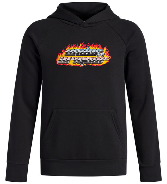 POLERON NIÑO UNDER ARMOUR RIVAL FLC FLAMIN