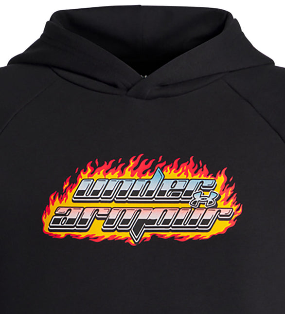 POLERON NIÑO UNDER ARMOUR RIVAL FLC FLAMIN