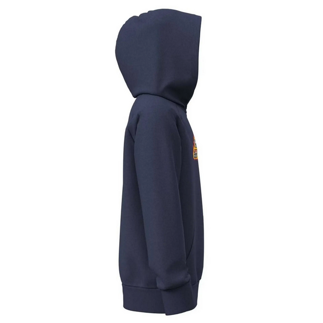 POLERON NIÑO UNDER ARMOUR RIVAL FLC FLAMIN