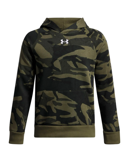 POLERON NIÑO UNDER ARMOUR RIVAL FLEECE PRINTED