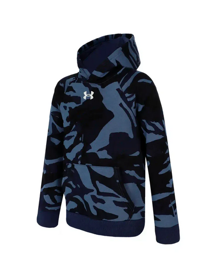 POLERON NIÑO UNDER ARMOUR RIVAL FLEECE PRINTED