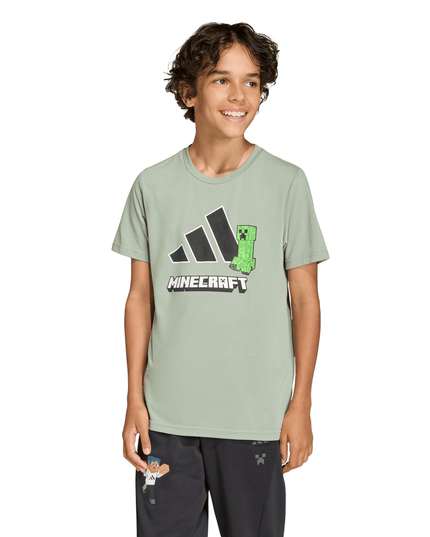 Polera ADIDAS polera adidas j mc tr tee en color silver gre
