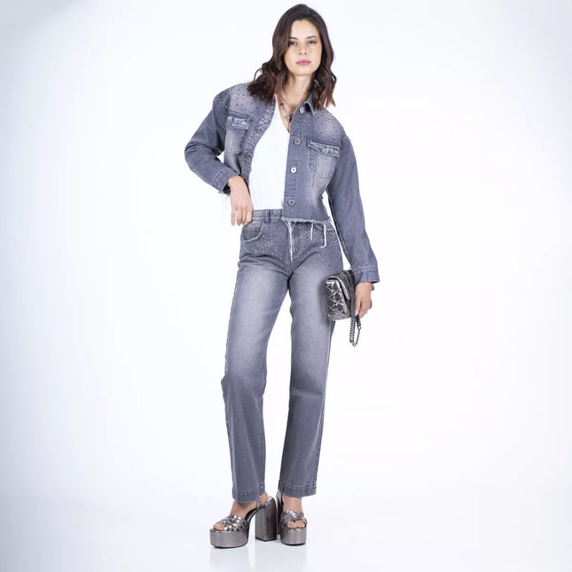 JEANS ELLUS 90'S TIRO ULTRA ALTO LIGHT