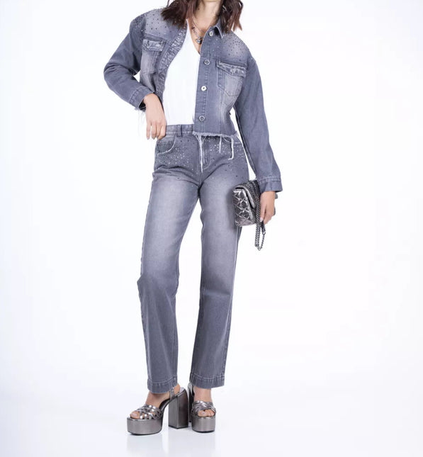 JEANS ELLUS 90'S TIRO ULTRA ALTO LIGHT