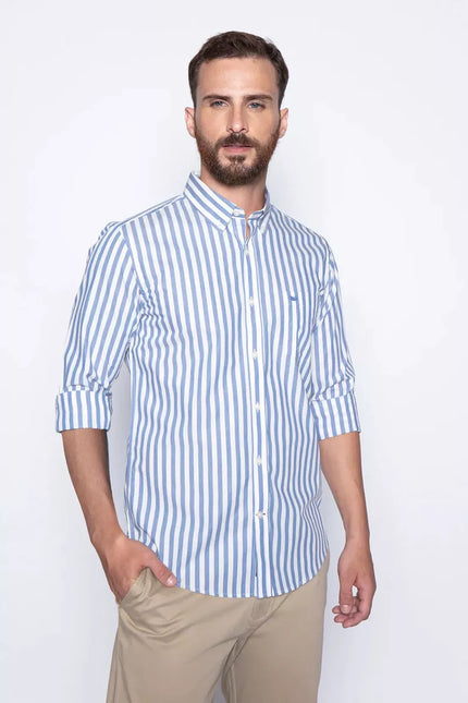 CAMISA HOMBRE FEROUCH LISTADA NEW YORK F