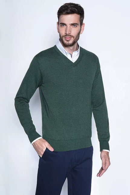 SWEATER HOMBRE FEROUCH MELANGE SMART CASUAL L/S