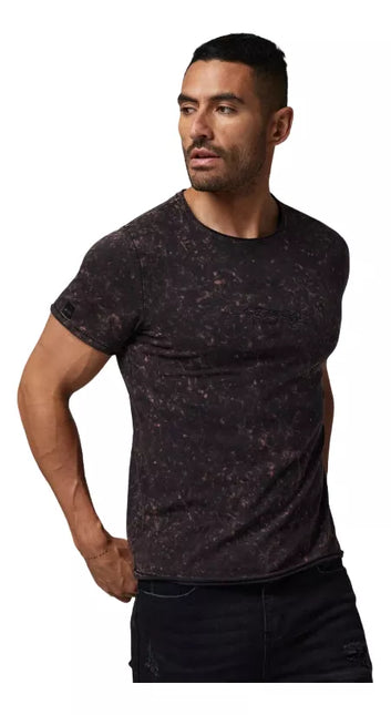 POLERA J.J.O RAW EDGE ACID WASH
