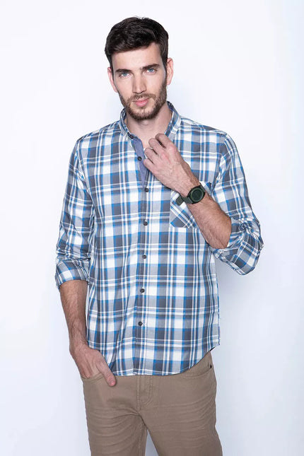 CAMISA HOMBRE FEROUCH CHECK CALIFORNIA FJ