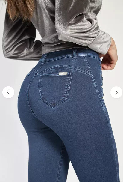 JEANS AMALIA HIGH WAIST TACHAS