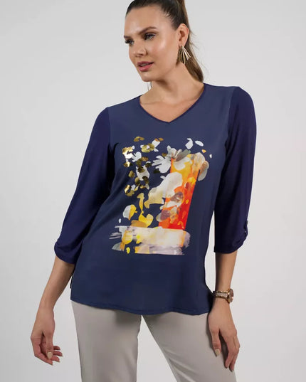 POLERA GIVE ESTAMPADA