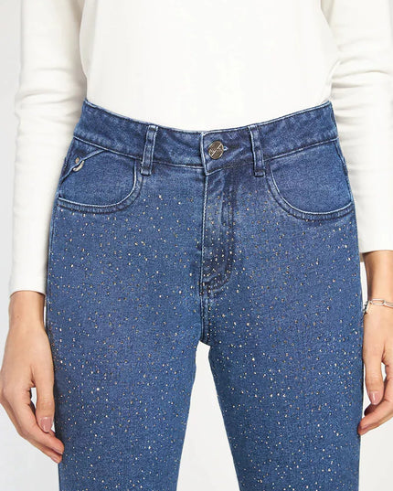 JEANS AMALIA MOM STRASS